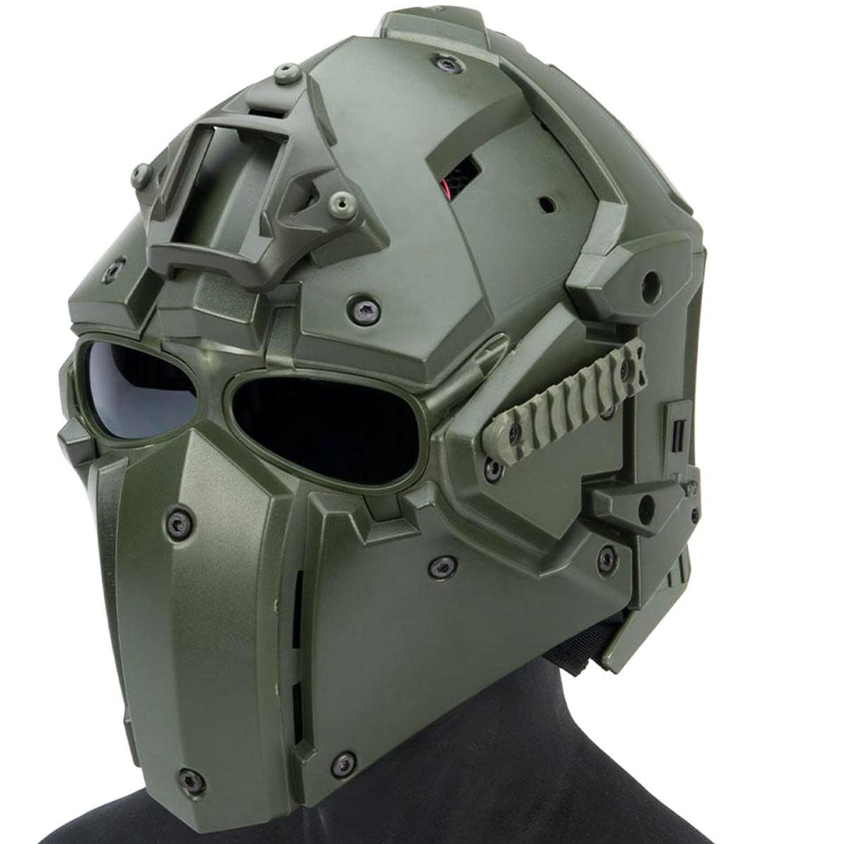 Buy Full Face Helmet with Cooling Fan & Replaceable Goggles, Modular