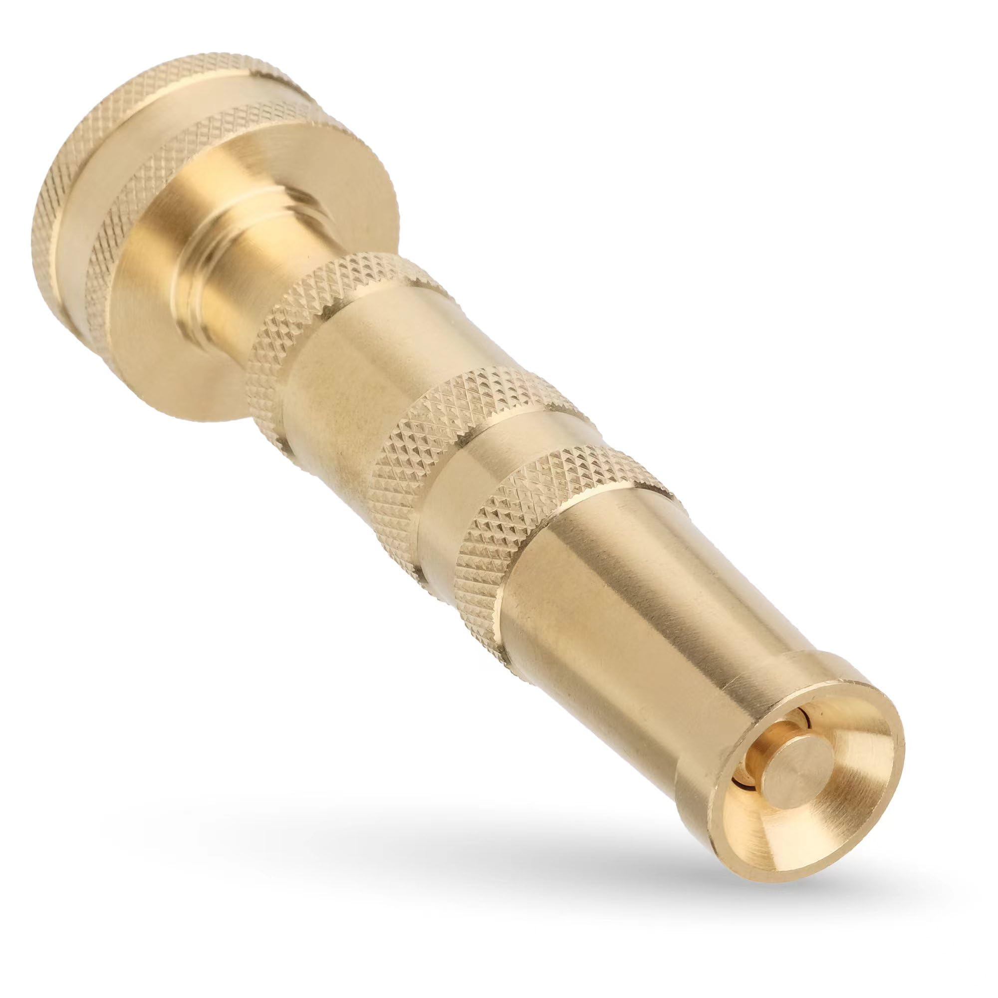 MAACFLOW High Pressure Brass Garden Water Hose Nozzle 3/4" NH With 3 Rubber Washers (Pack of 1)