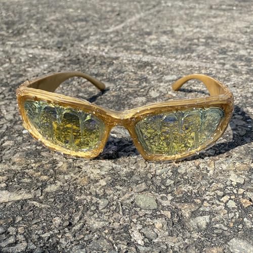 Image of Wrap Around Y2K Sunglasses Men And Women Cool Sunglasses Personalized Street Party sunglasses N45