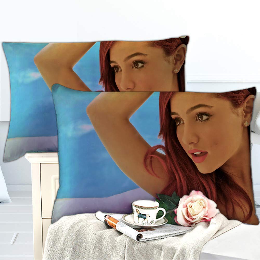 Ste-X Biancheria Da Letto Per Ragazzi, Copripiumino Ariana Grande, Microfibra, Incluse 2 Federe 50 X 75 Cm (135x200cm,Immagine 01)