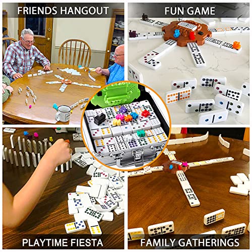 Yinlo 166248011 Mexican Train Dominoes Set thumb #4