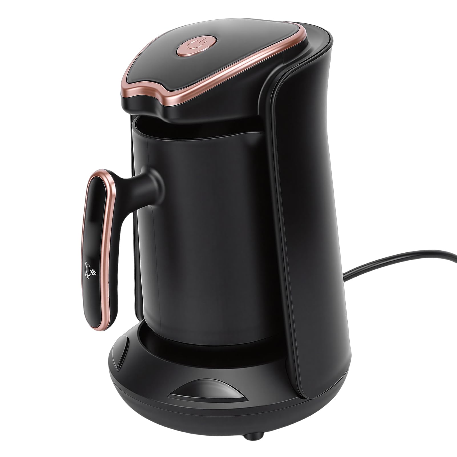 AUNMAS Macchinetta Caffè Turca Elettrica, 400W Caffettiera Portatile