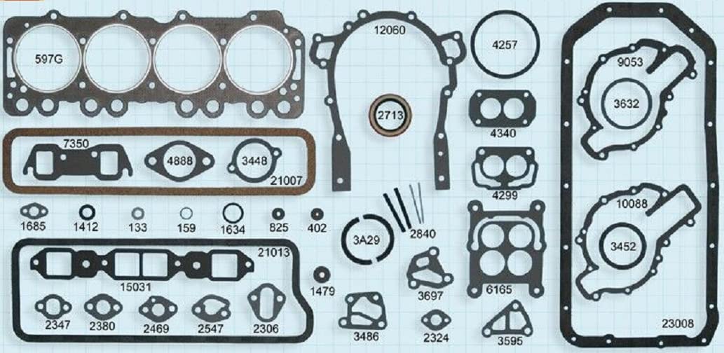 Amazon.com: Full Engine Gasket Set Kit Compatible with 1957