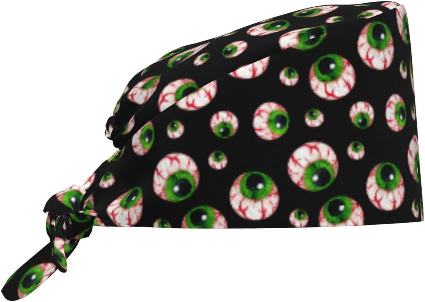 Scrub Caps for Women Men Funny Halloween Working Cap with Sweatband Adjustable Scrub Hats Surgical Cap