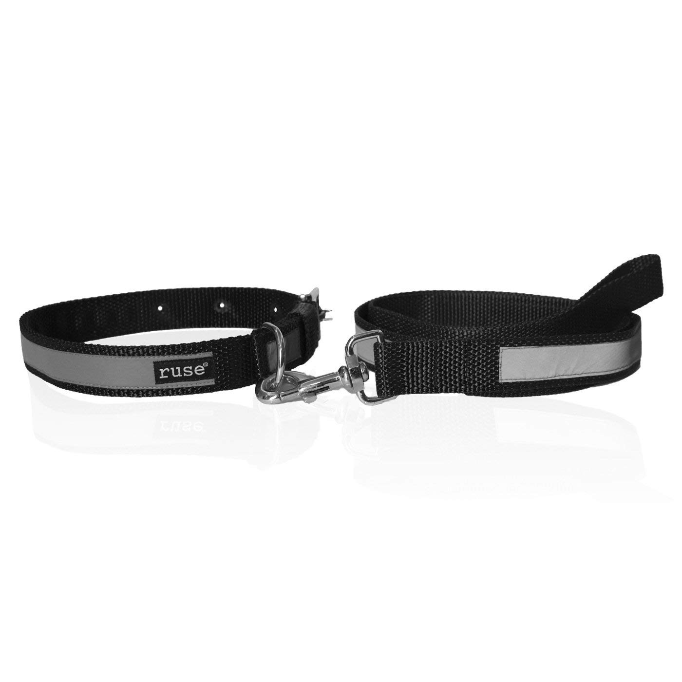 Ruse Pet Reflective Nylon Neck Belt Adjustable Collar and Leash Set for Puppy, Small, Big Dogs. (B0862B278M) Amazon Price History, Amazon Price Tracker