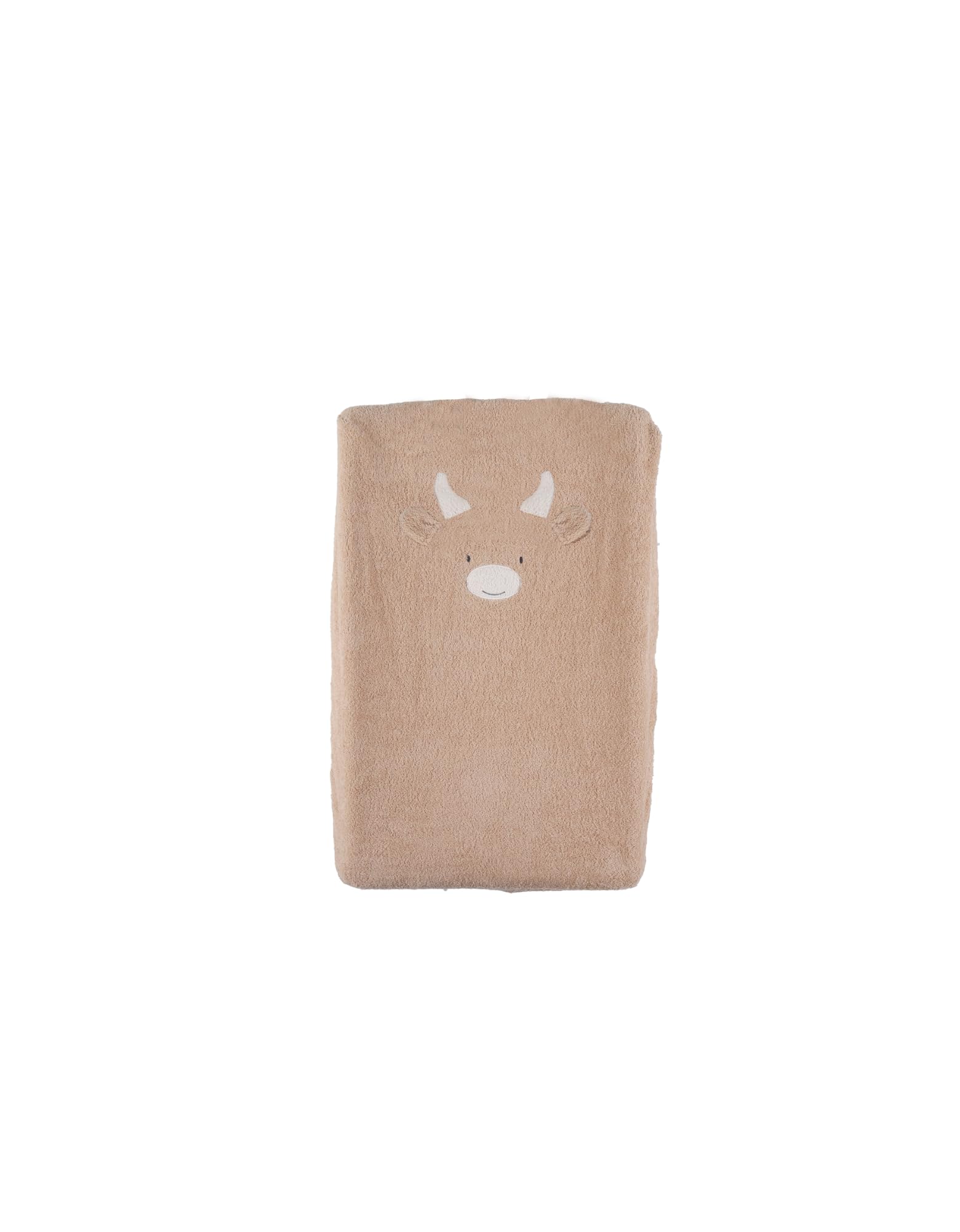 Noukie’S - Matelas à langer 45x67 cm Ecru avec housse éponge coton – Bali éléphant brodé – Confort et absorption – Idéal dès la naissance