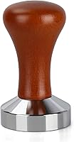 Vista 1 de Tamper Espresso de 51 mm - Tamper de café barista premium, serie clásica, en acero inoxidable, herramienta de prensado de café, mango de espresso