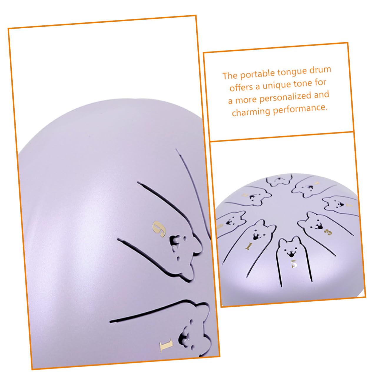 Alasum Tongue Drum Inossidabile Strumento Di Percussione Per Meditazione Pratica e Yoga Per Musicisti Di Tutti Design Unico Per Esperienza Musicale Coinvolgente