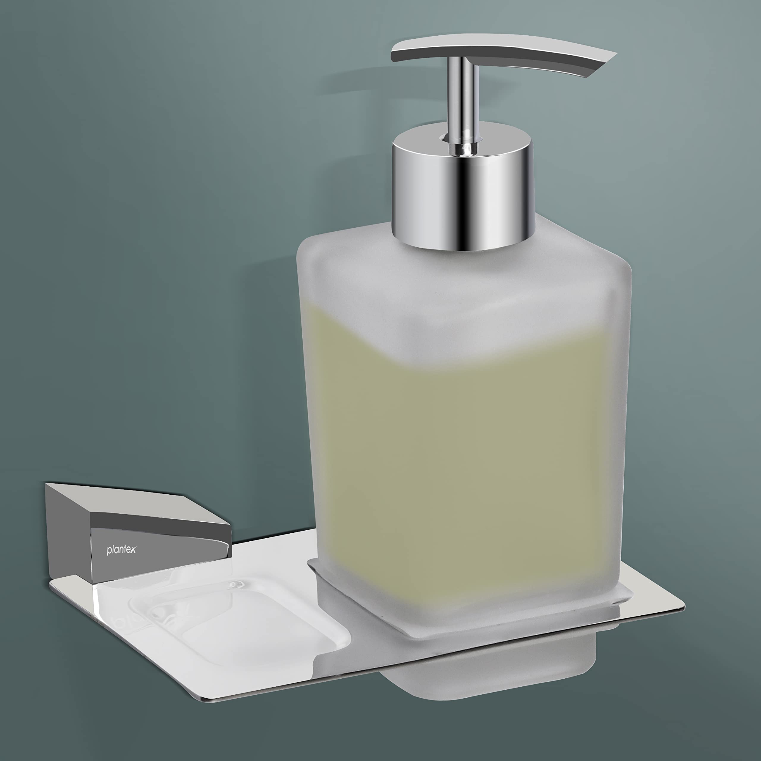 Plantex Smero Pure Brass Made Hand Wash Holder for Wash Basin/Liquid Soap Dispenser/Shampoo Dispenser - Arrete (Chrome) (B08WWKQ7PP) Amazon Price History, Amazon Price Tracker