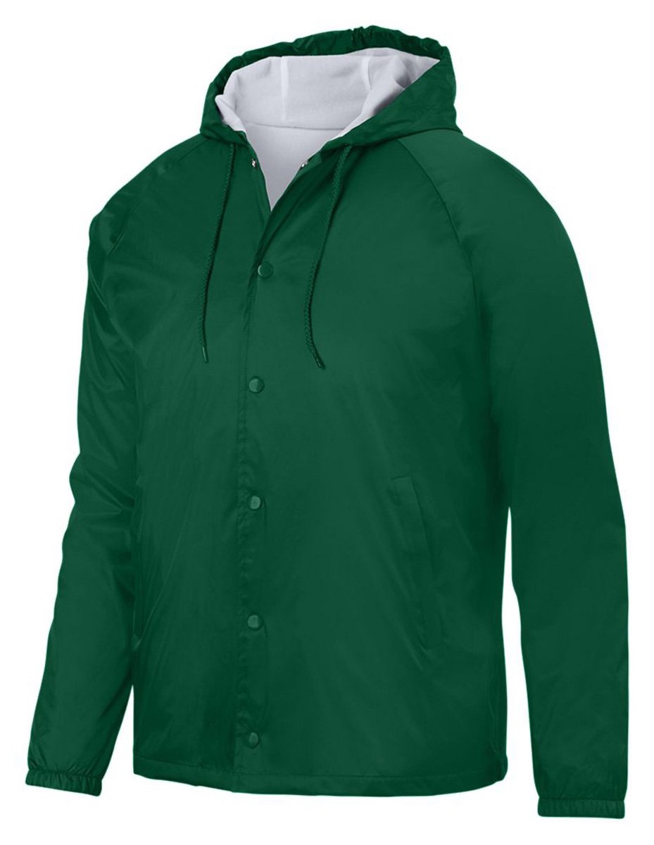 Augusta SportswearAugusta Men's Elastic Cuffs Hooded Coach's Jacket