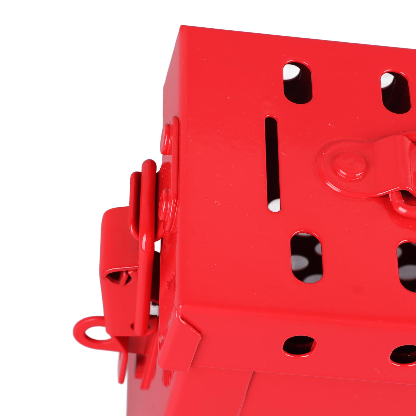 Caja LOTO, Caja de Seguridad Portátil de Acero Inoxidable para Uso Industrial con Bloqueo y Etiquetado