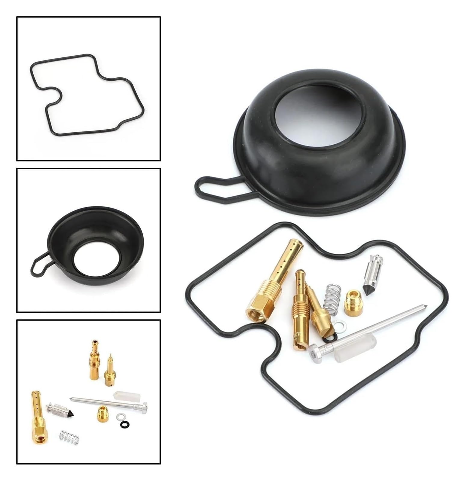 Kit De Reparación De Carburador Motocicleta para CB400 NC31 CBR400RR NC29 Y CB400SF V-Tec Incluye 4 Juegos Juntas De Diafragma. Carburador de Motocicleta