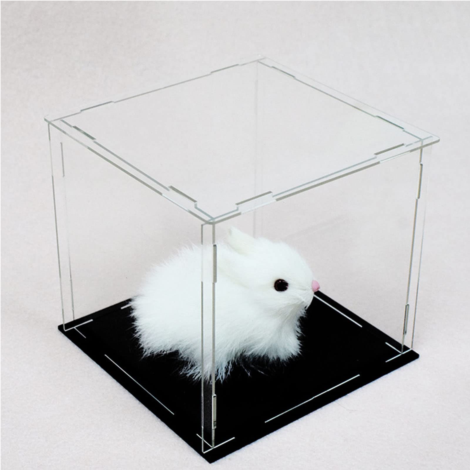 WANLIAN Vitrina de acrílico transparente para montaje de encimera, organizador de cubos, soporte a prueba de polvo, para figuras de acción, juguetes coleccionables (9.8 x 5.9 x 7 pulgadas; 25 x 15 WANLIAN Vitrina de acrílico transparente para montaje de encimera, organizador de cubos, soporte a prueba de polvo, para figuras de acción, juguetes coleccionables (9.8 x 5.9 x 7 pulgadas; 25 x 15