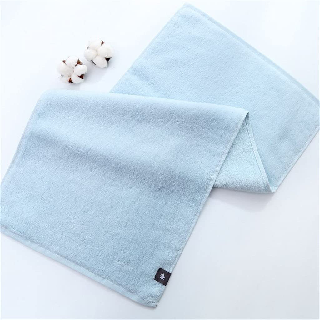 n/a Towel Cotton Soft Absorbent White Soft and Comfortable Gift Face Wash Towel (Color : C, Size : 34 * 74cm)