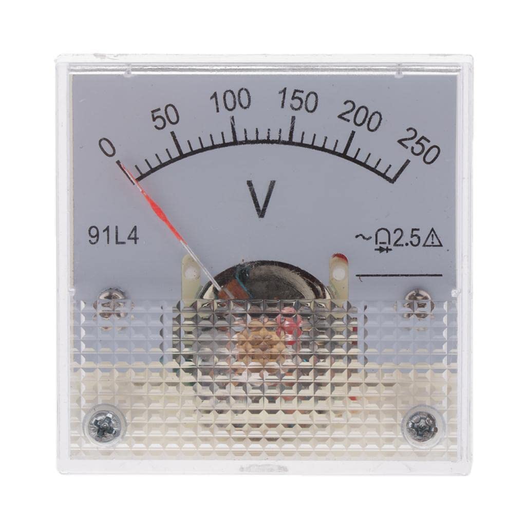 CALANDIS 2Xdc Voltmeter Analog Panel Voltage Gauge Volt Meter 2.5% Error 0-250V | Electrical Testers | Measuring & Layout Tools | Tools | Home & Garden-image-40
