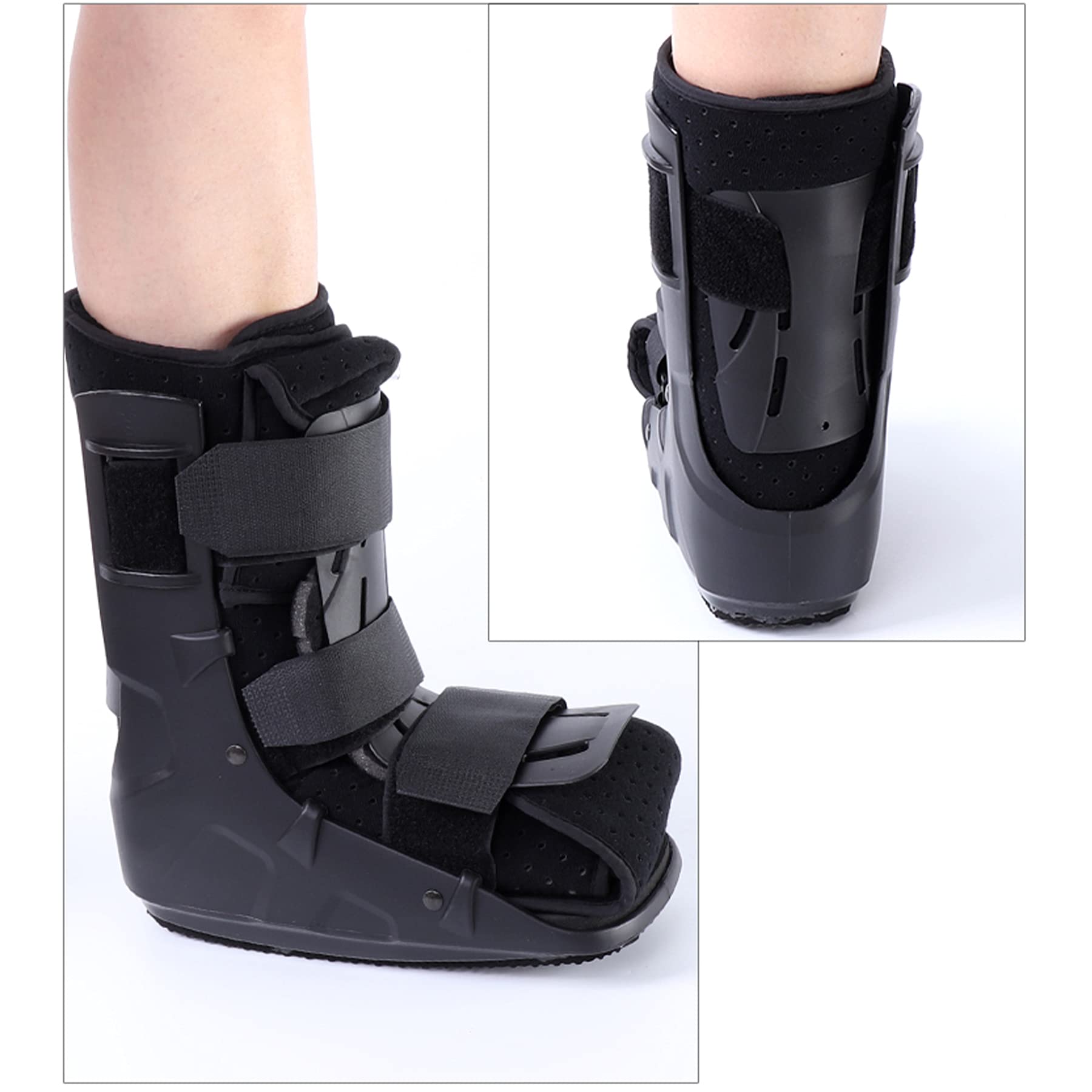 Bota Walker Botas Yeso para Fracturas Bota Corta Protección Curación para Dedo Fracturas Tobillo Esguinces Lesiones Después Irugía Bota Caminar Recuperación Completa para Fracturas,Right,Lager