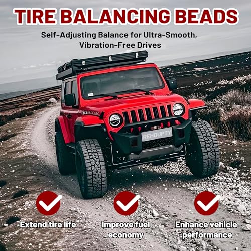 REHOUPTY Tempered Glass Tire Balancing Beads 13.2LBS (3KG*2 Bulk Tub), Tire Balance Beads for Truck Tires, Trailers, Off-Road Vehicles & RVs - Heavy-Duty Wheel Balance Solution with Scoop Included by REHOUPTY - Image 3
