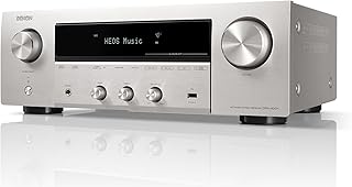 Denon ネットワークレシーバー、HDMIセレクター搭載のHi-Fiステレオアンプ シルバー DRA900HSP