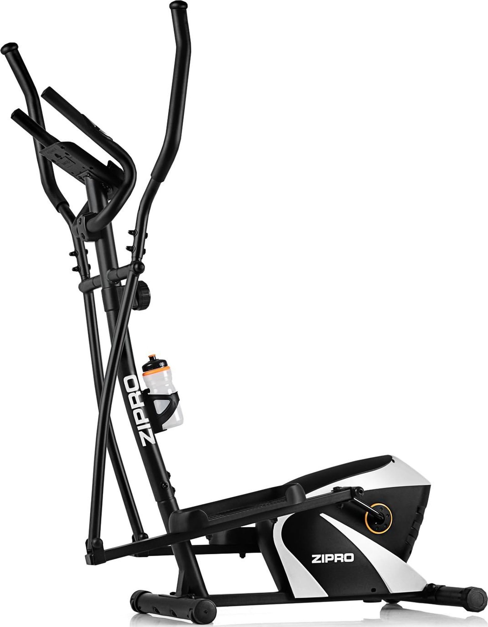 Zipro Elíptica Shox, Resistencia de hasta 120 kg, Ideal para el hogar, Equipo de Entrenamiento Cardiovascular, máquinas de Ejercicio, Entrenador doméstico, 8 Niveles de Resistencia