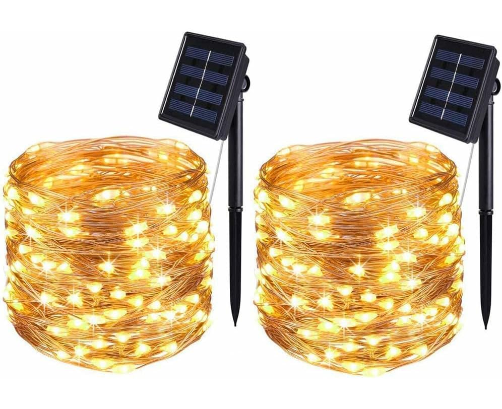 Solar Powered Fairy String Lights - Warm White (10M 100LED)