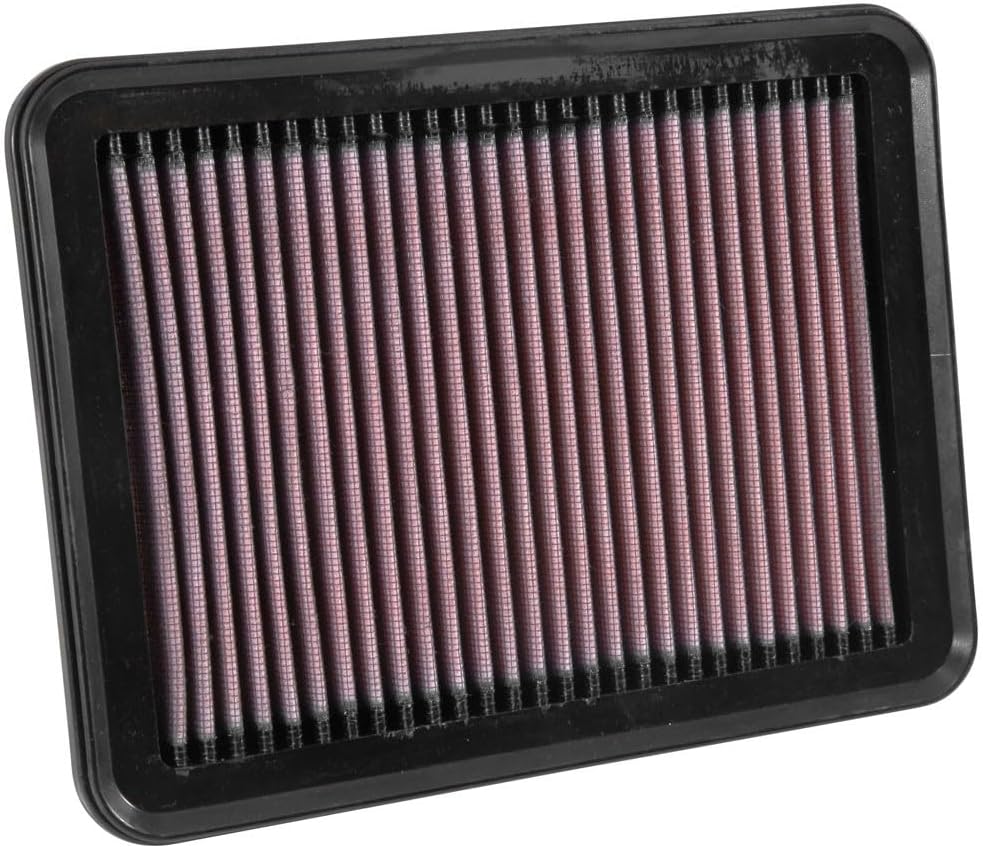 K&N Engine Air Filter: Reusable, Clean Every 75,000 Miles, Washable, Premium, Replacement Car Air Filter: Compatible with 2013-2019 Toyota/Mazda (Yaris, Yaris iA, Mazda 2, 3, CX-3, Demio), 33-5038