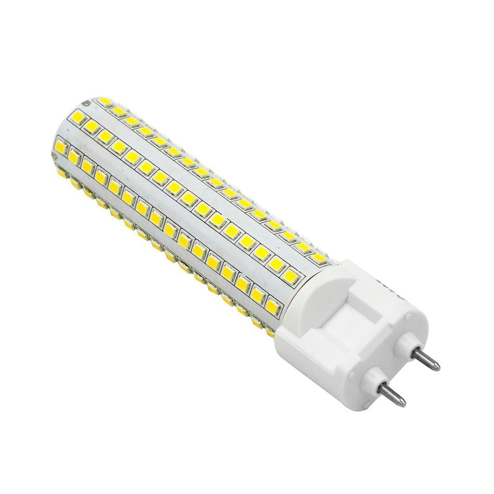 4 sztuki 150W odpowiednik żarówki LED G12 15W 360 stopni, wymiana żarówki kukurydzianej 150W Oświetlenie dużych powierzchni(Warm white 3000K)