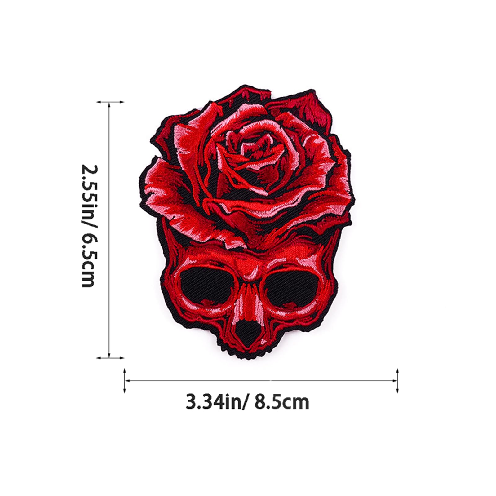 Born Free Tassati A Morte da Stirare/da Cucire Panno Toppa 75mm x 25mm
