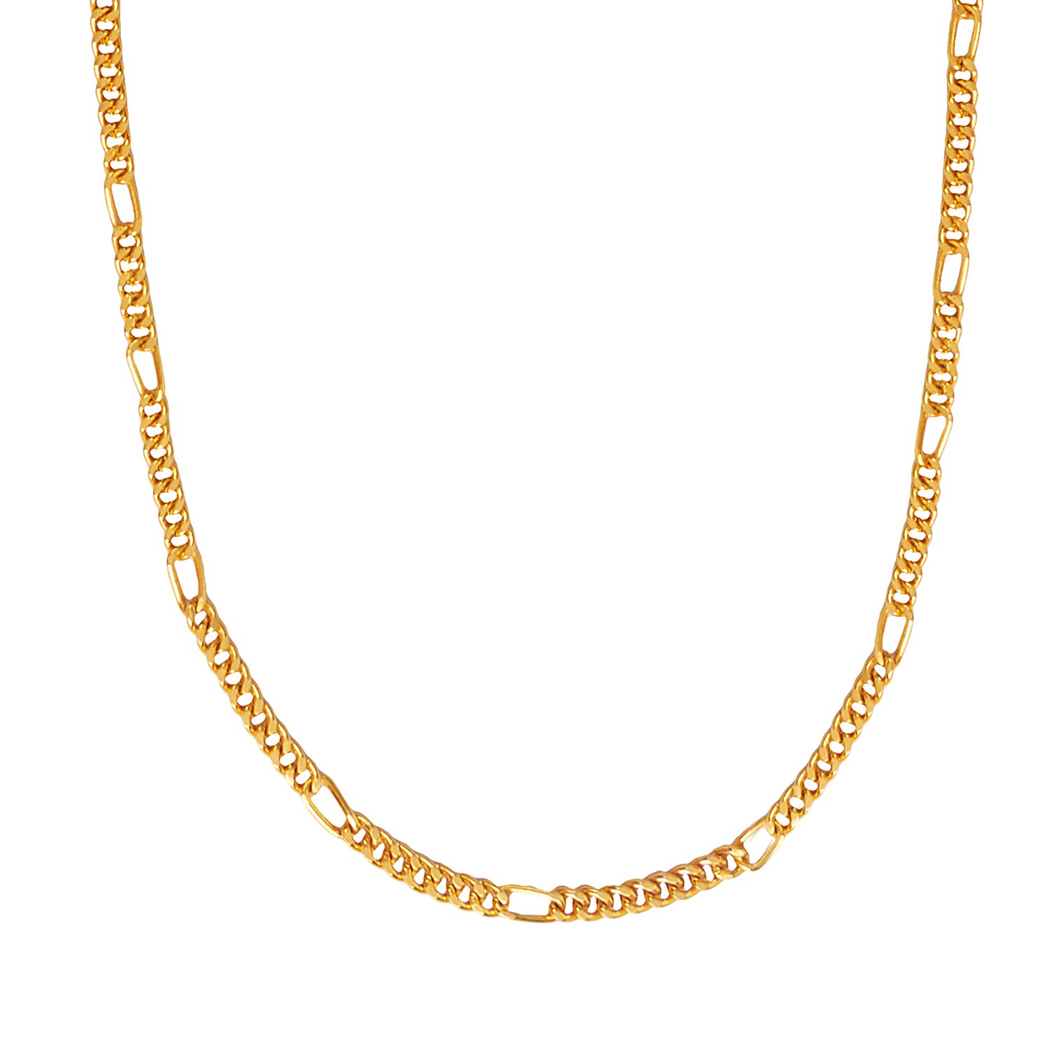 Shining Jewel 24K High Gold Plated Celebrity Inspired Unisex Link Gold Chain (SJ_2117)-image-49