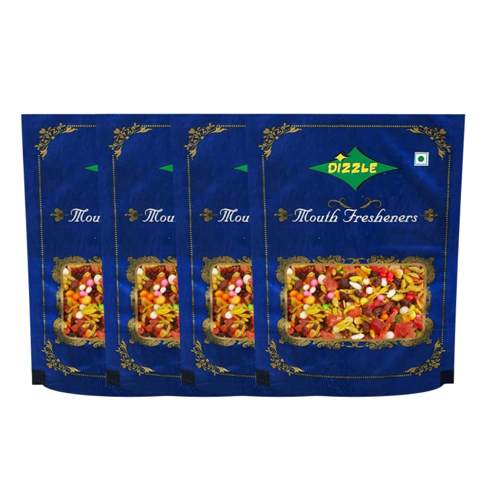 Dizzle Mouth Freshener Mukhwas Satrangi Mix 100g Pack of 4 (B092Q7MSXT) Amazon Price History, Amazon Price Tracker