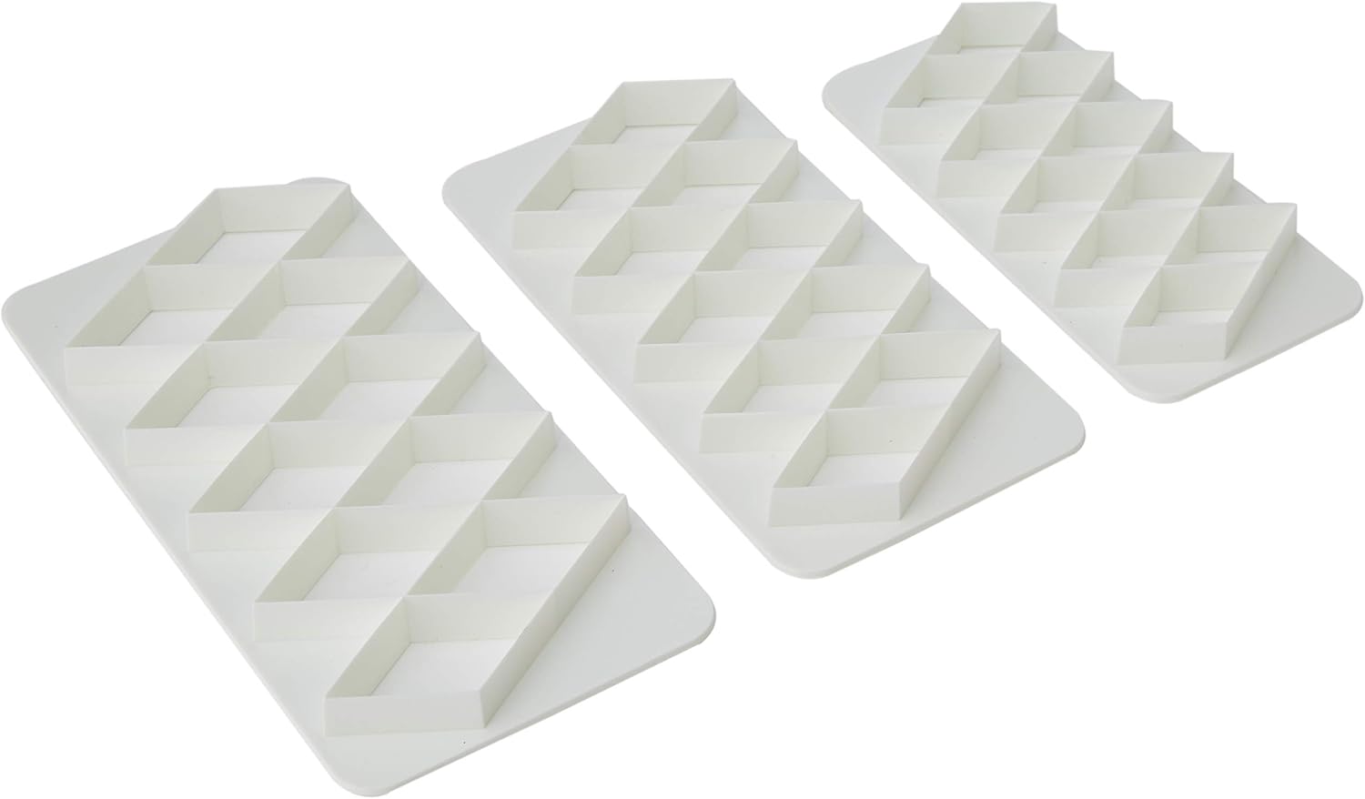 PME GMC164 Geometric Multicutters for Cake Design-Diamond XL-Small, Medium & Large Size, Set of 3, 0 - Image 4