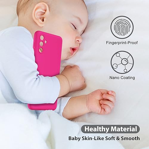 Miniatura 6 de oakxco Funda para teléfono Samsung Galaxy A13 5GA04s, silicona líquida, color sólido brillante fluorescente, goma suave TPU liso gel mate, funda