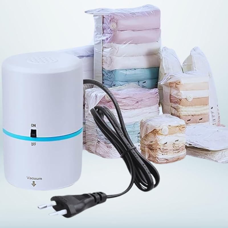 GERMALY Elektromos Vákuum Pumpá Ruha és Paplan Tároláshoz, Hordozható Levegőpumpa Utazáshoz
