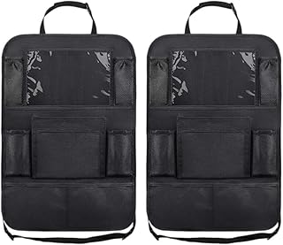 Toddmomy 2 Pçs Organizador De Assento Bolsa De Armazenamento De Brinquedos Organizador De Assento Para Banco Traseiro Bolsa De Banco Traseiro De Carro Organizador De Armazenamento Protetor