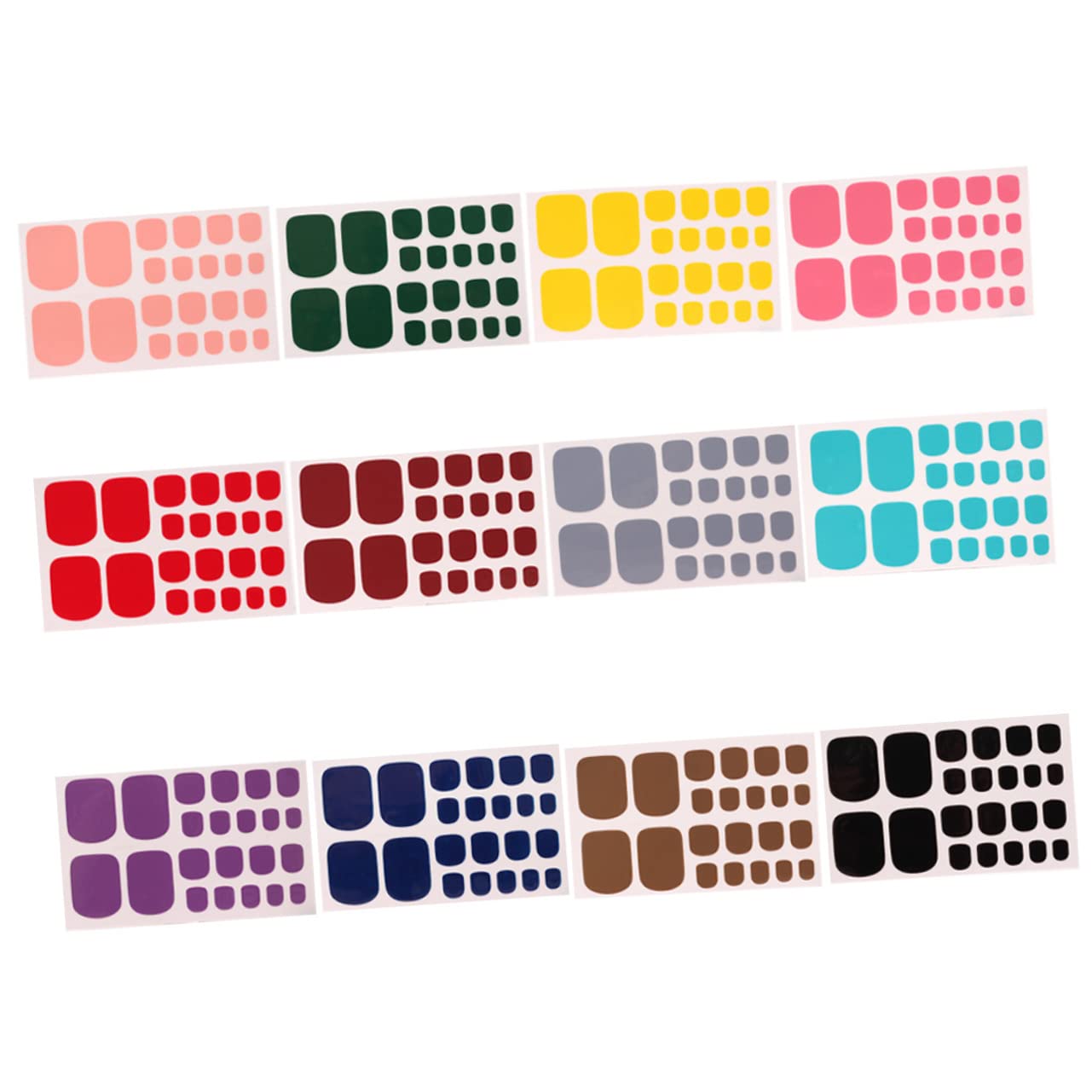 60fogli Adesivi Per Unghie Dei Decorazioni Auto-adesive Per Nail Art Facili Applicare Per Manicure e Pedicure Casa Design