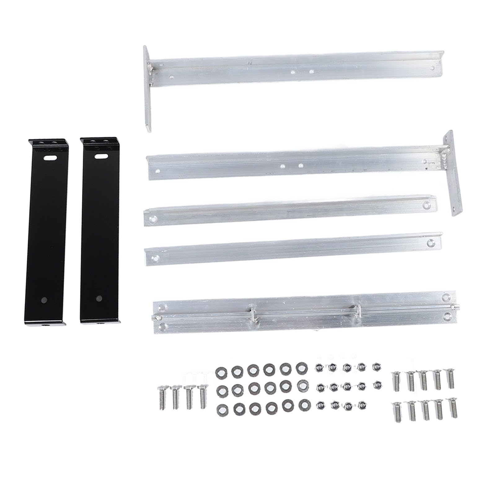6 - Compartment Aluminum Battery Tray for E - Z - GO TXT Medalist Freedom TXT Valor Cart, Heavy - Duty Rust - Resistant Battery Rack Replacement with Mounting