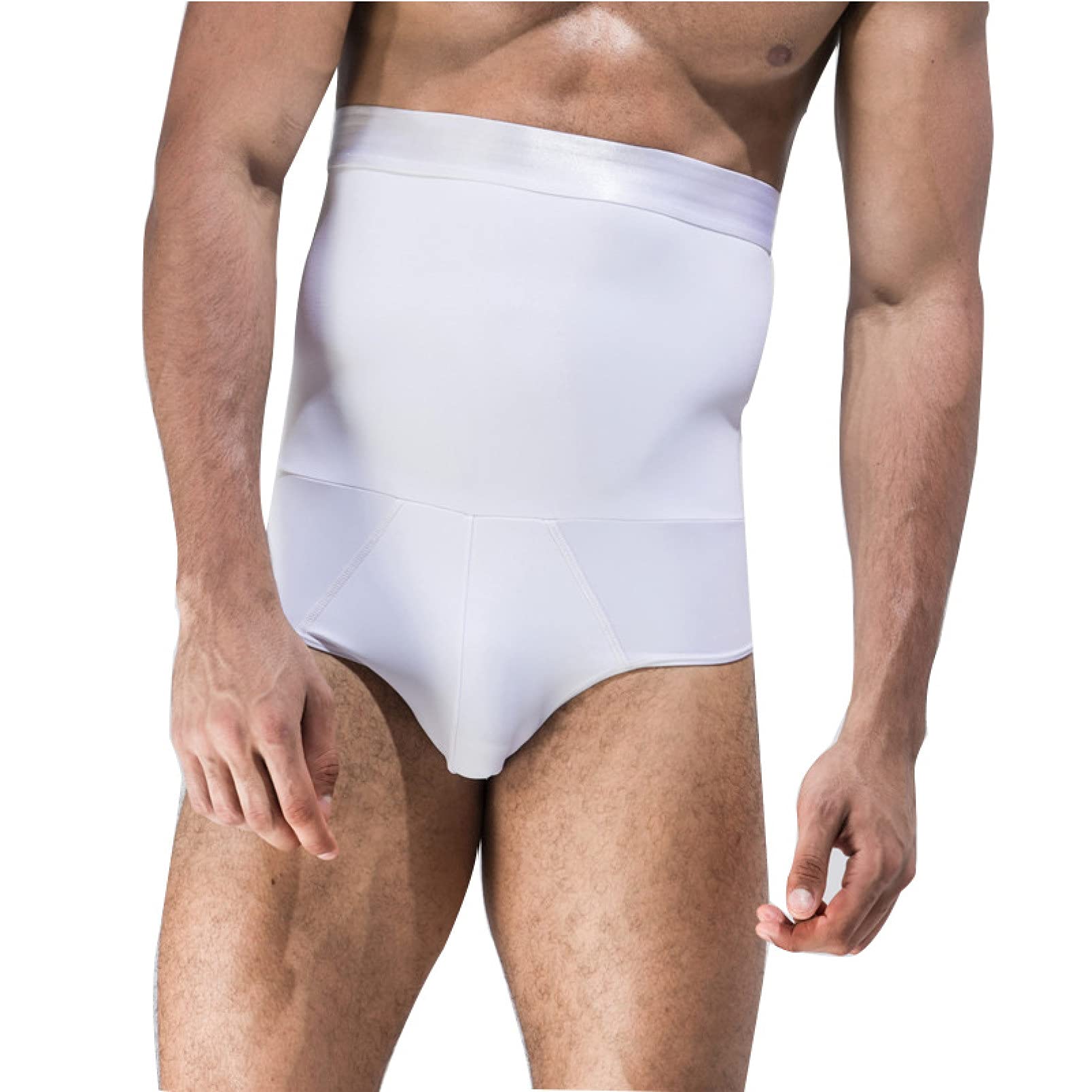 Męskie szorty modelujące brzuch - pas z wysokim stanem Body Shaper, elastyczna bielizna modelująca brzuch bielizna modelująca good