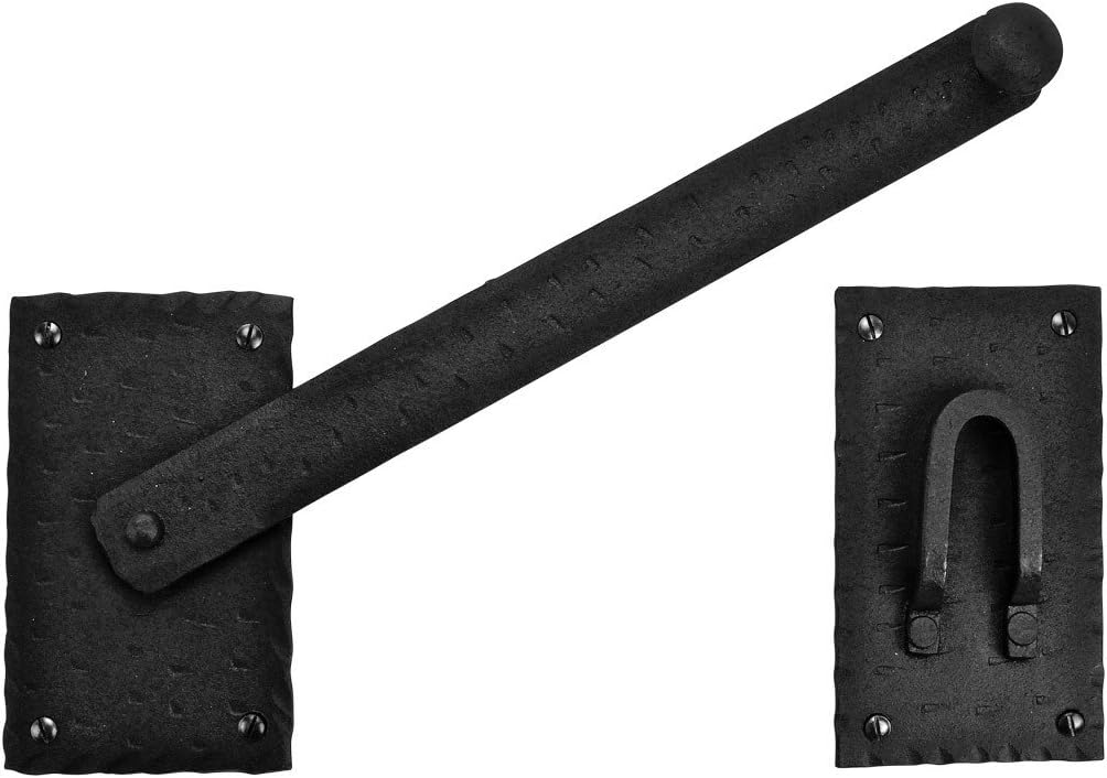 Black Iron Antique Flip Latch for Gates and Doors