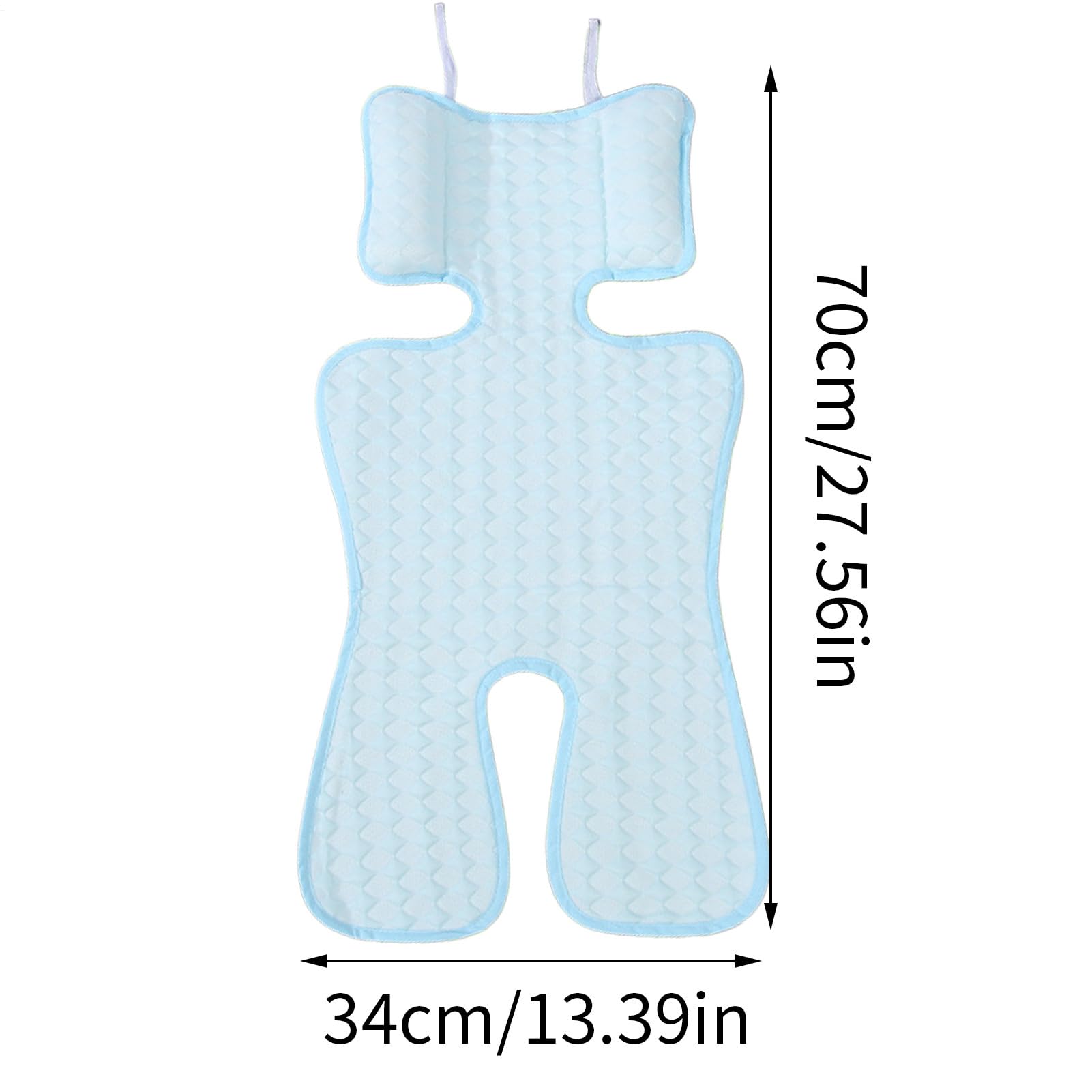 cStroller Kühlkissen für Babys, wiederverwendbare Kühlmatte, 1200D Eisseide und 600D Eisseide, verwoben, atmungsaktiv, Kühlkissen, ideal für Kinderwagen, Kindersicherheitssitz und Kleinkinderhochstuhl
