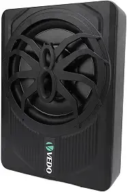 Subwoofer Ativo 10 Polegadas para Carro, 150W RMS Potência Real, Bass Puro Sob o Banco, Alto-Falante Slim de Alta Performance - Melhora Grave 0-12dB, Alumínio, Baixa Distorção, Fácil Automotivo