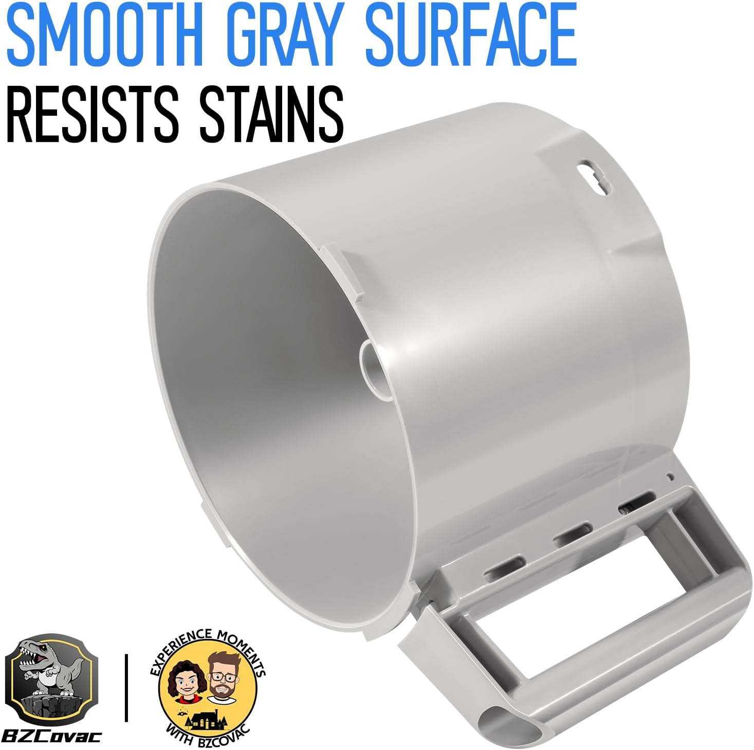 112204S 3 Qt Gray Cutter Bowl Compatible with Robot Coupe R2, R2B, R2N, R2 DICE, Replacement Bowl for Commercial Food Processors