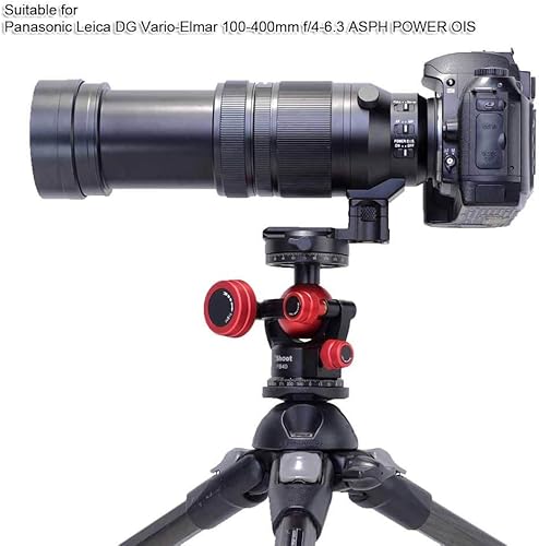 Miniatura 7 de Soporte de metal para lentes de soporte, soporte de trípode para base de anillo compatible con Panasonic Leica DG Vario-Elmar 3.937-15.748 in f4-6.3
