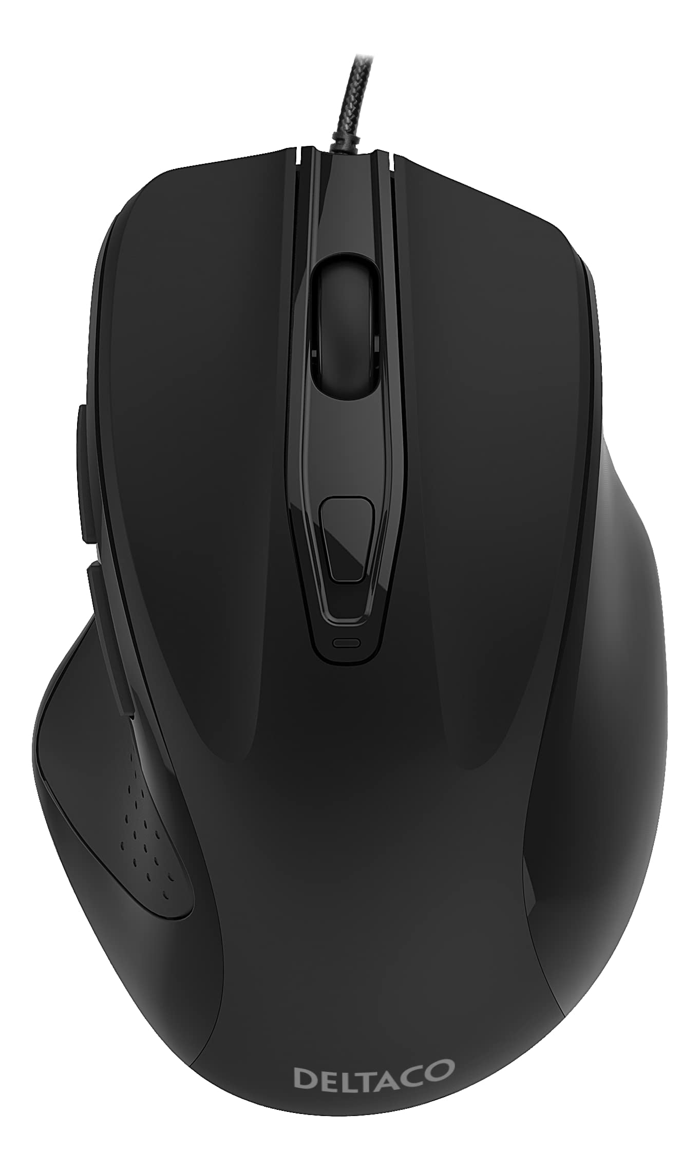 DELTACO Office - Ergonomic Mouse - Silent Clicks - Black