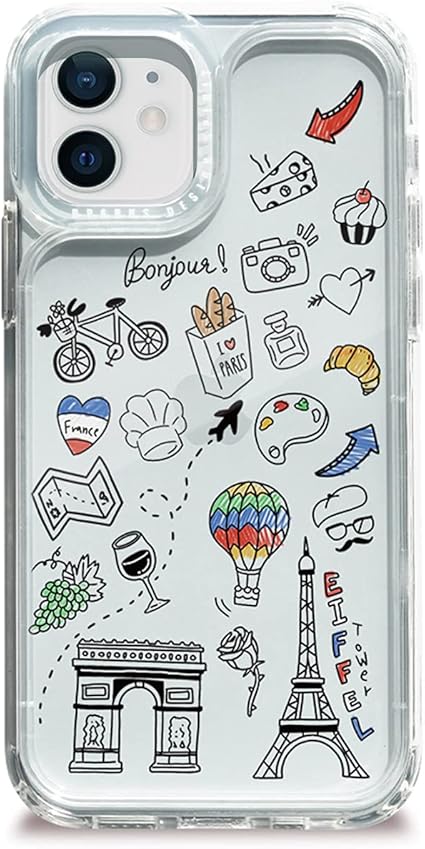 Amazon Dparks Iphone 12 Mini ケース クリア 透明 着せ替え 衝撃吸収 ハイブリッド Tpu バンパー パリ 旅行気分 スピリットplus クリアケース I Love Paris Ds573i12mn 国内正規品 Dparks 家電 カメラ