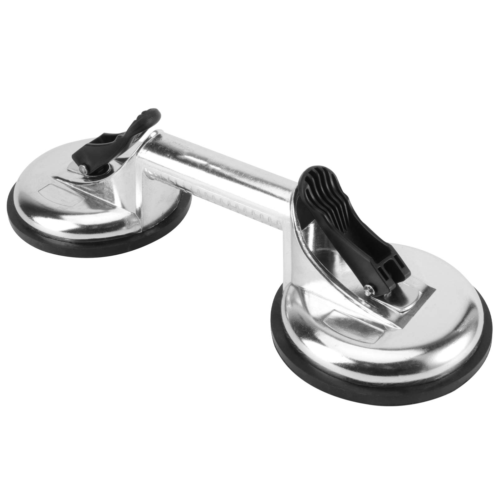 Extractor de Vidrio de Doble Ventosa, Aleación de Aluminio Plata