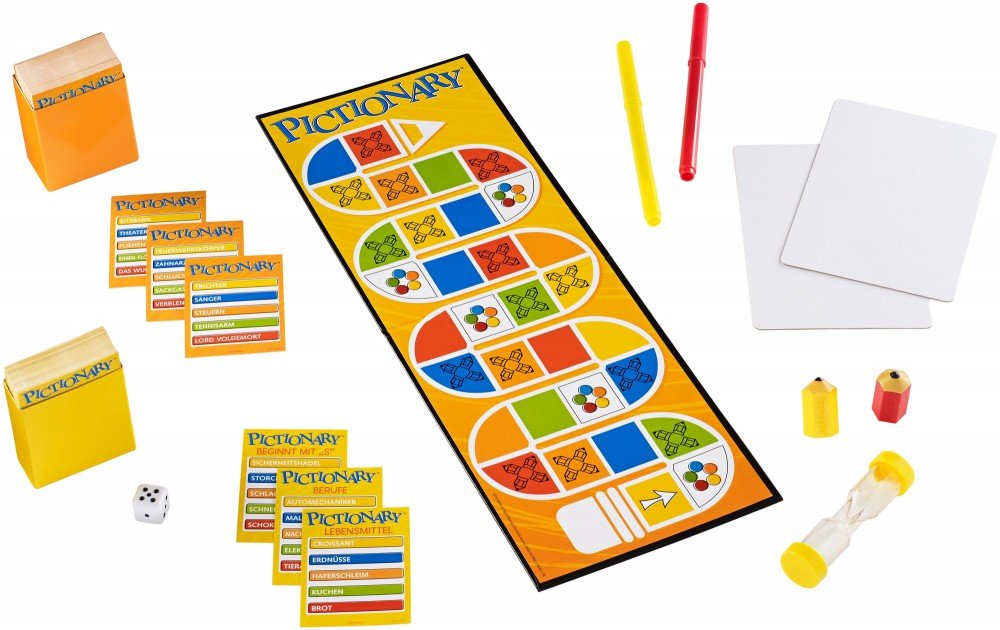 Mattel Spiele DRY37 - Geschicklichkeitsspiele, Pictionary