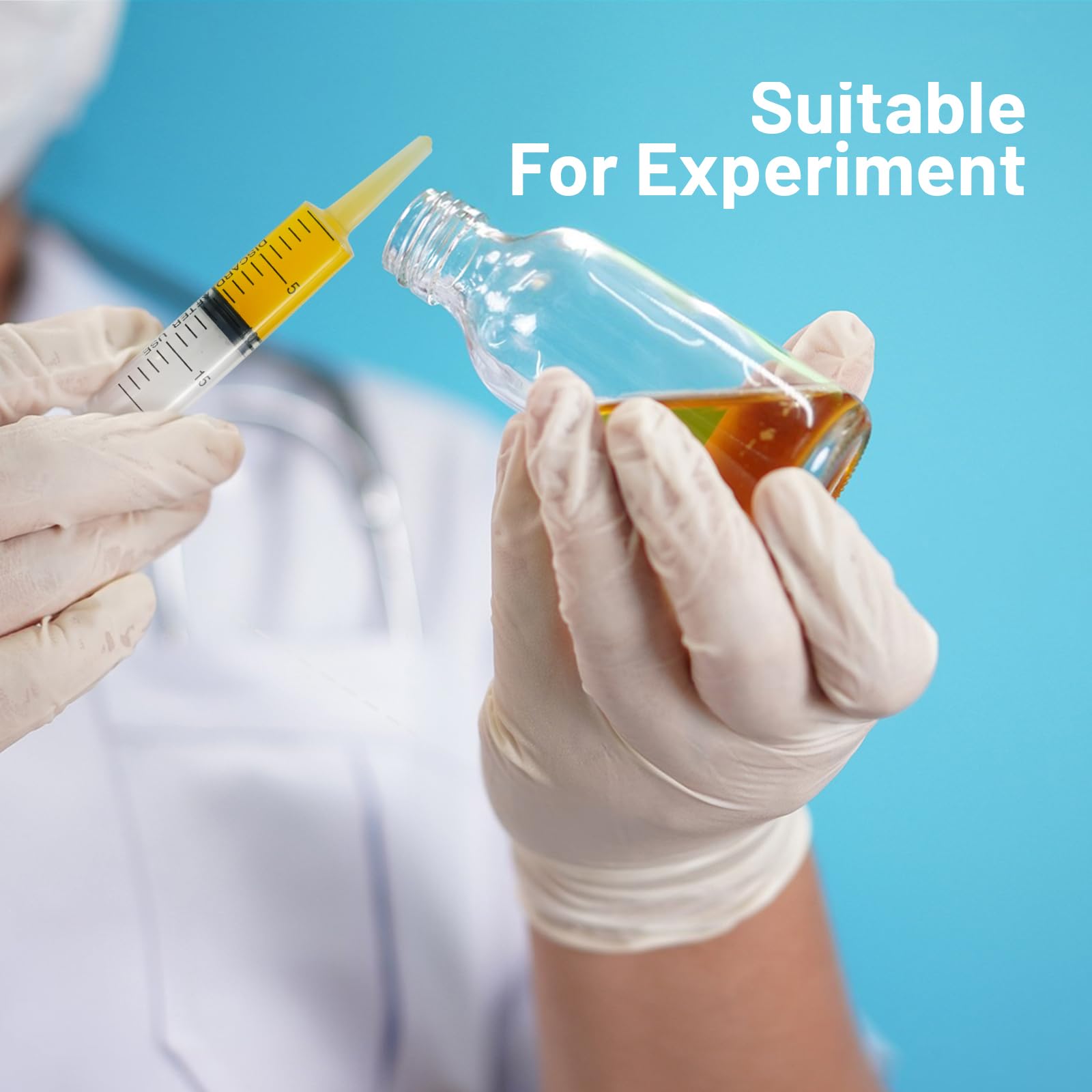 Jeringa de plástico de 20 ml con tapa, jeringas grandes sin aguja para líquidos, laboratorios científicos, medición, alimentación de mascotas, relleno de tinta, aplicador de aceite o pegamento,