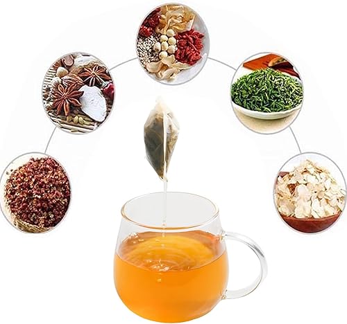 Miniatura 8 de Bolsas de filtro de té con cuchara de té gratis, material seguro y natural, infusor de té desechable para té de hojas sueltas, café, especias,