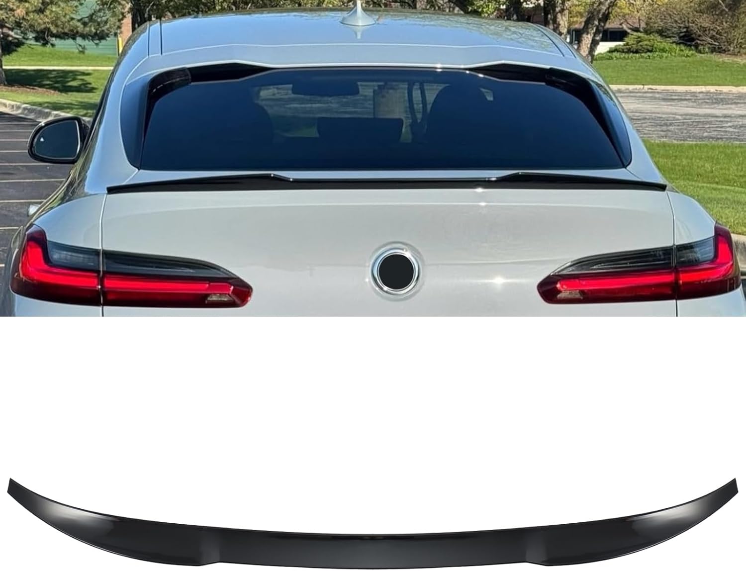 Rear Spoiler Wing for BMW X4 G02 2019-2025 Trunk Wing
