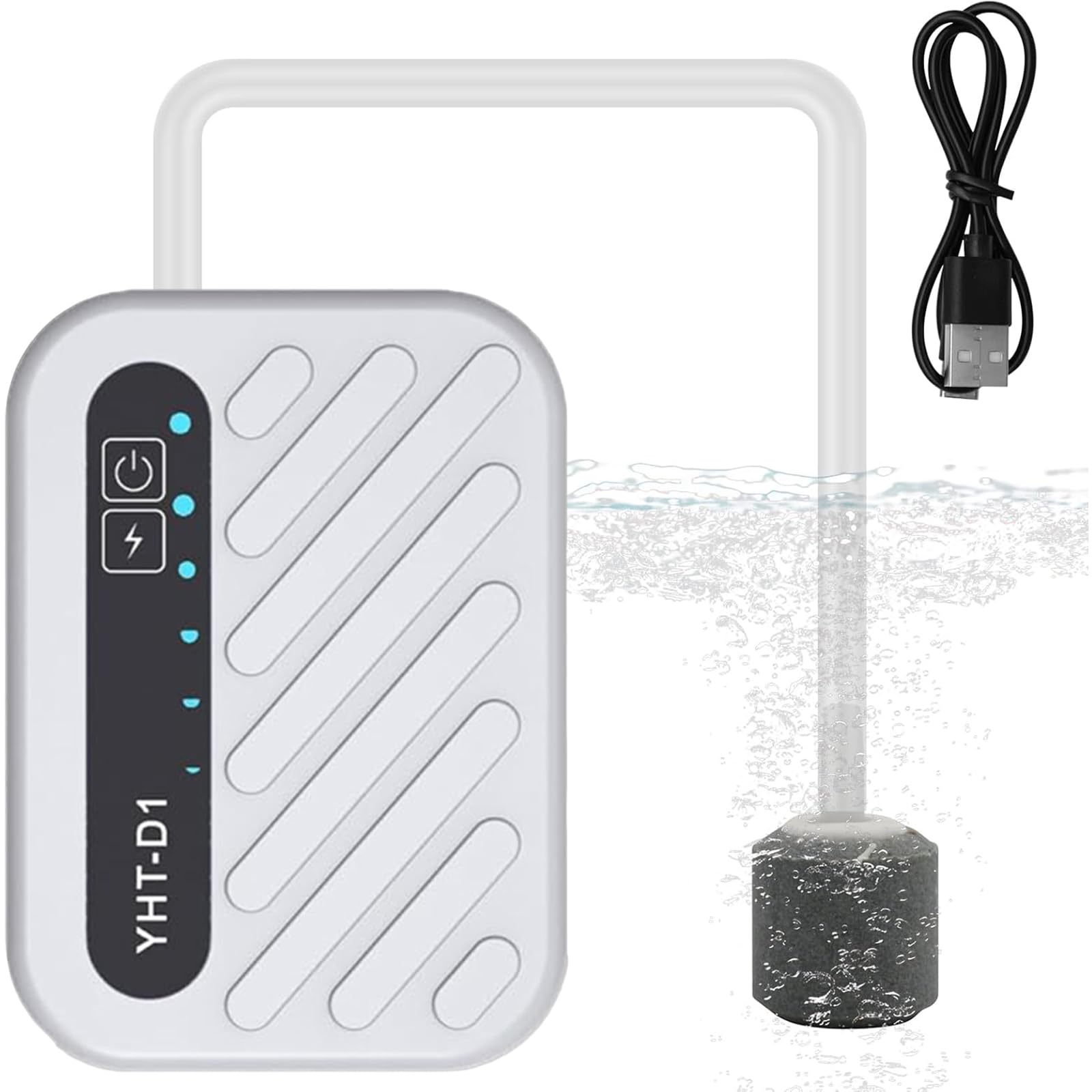 Amazon.co.jp: DFsucces 釣り エアーポンプ USB充電式 消音35db 間欠