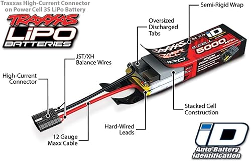 Miniatura 5 de Traxxas 2996X - Power Cell 4S 14.8V Lipo Battery / iD Charger Completer Pack